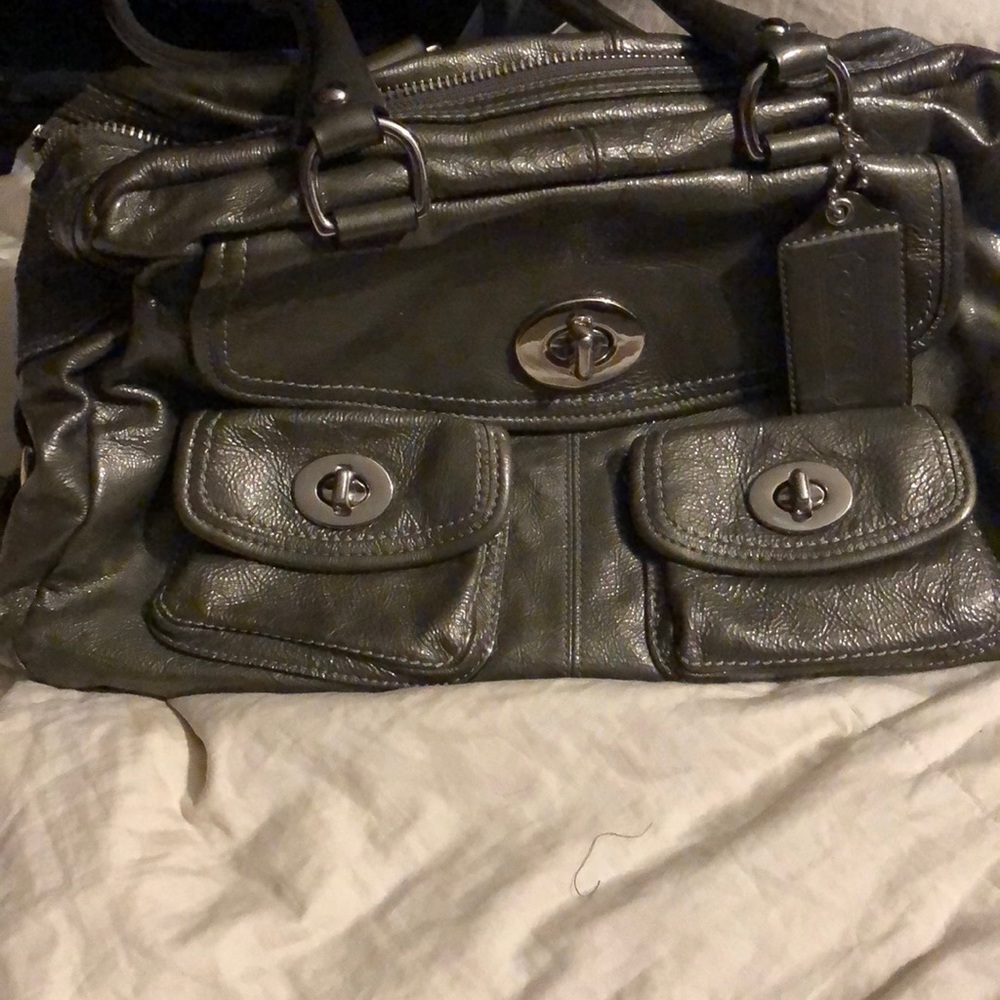 Coach legacy patent leather bag.